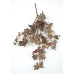 Burgundy Gold Frosted Grape Leaf Vine (Sold in Multiples of 4)
