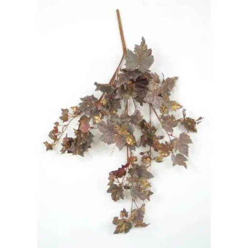 Burgundy Gold Frosted Grape Leaf Vine (Sold in Multiples of 4)