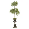 Cedar Topiary in Bronze Urn with Handles