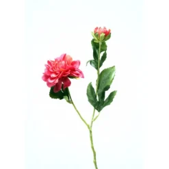 16" Dahlia Spray with 1 Flower 1 Bud  (Sold in Multiples of 24)