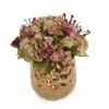 Fresh Picked Mix of Lilacs & Hydrangeas In Bronze Pot