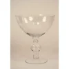 Large Footed Compote Clear Optic