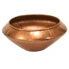Large Round Brass Rivet Planter