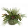 Long Needle Pine with Deer Horns and Lotus Pods and Berries