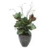 Magnolia Leaves in Vase