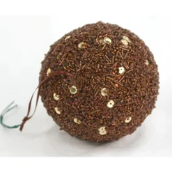 100Mm Sequin Ball Ornament  (Sold in Multiples of 12)