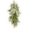 Pine Fir Swag with Gold Berry and Green and Gold Ribbon