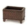Rect Floor Planter Dd Splint Indian Spatter Brown