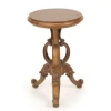Round Scroll Pedestal Table