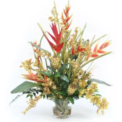 Tropical Mix in Large Rim Vase