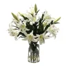 Waterlook® Casablanca Lilies in Glass Cylinder