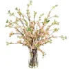 Waterlook® Pink Pear Blossoms in Glass Cylinder