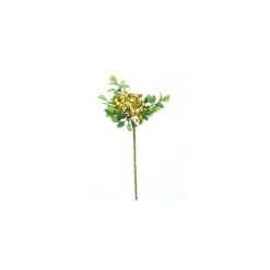 14" Wild Berry Ball Spray in Green Yellow (Sold in Multiples of 24)