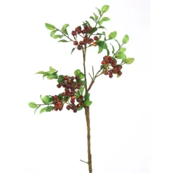 19" Wild Berry Spray in Burgundy Red (Sold in Multiples of 24)
